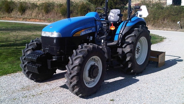 Трактор CASE New Holland TD5030: видео