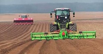 Трактора CLAAS XERION 4500, AXION 840, Grimme GL 660