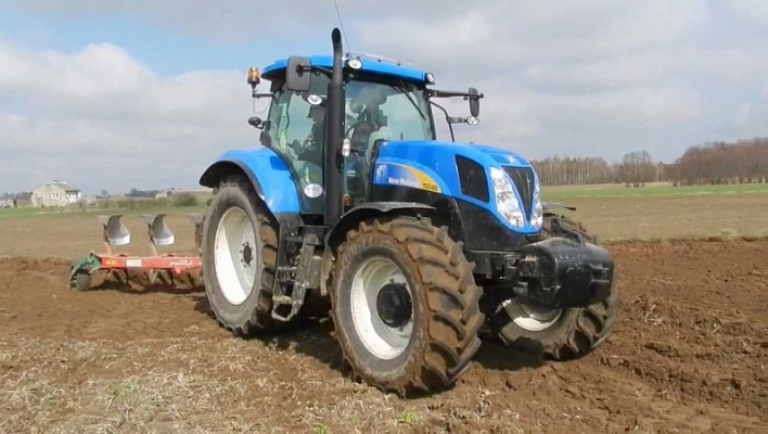 Трактор CASE New Holland T6080 Elite: видео
